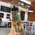Axyaa 500ml Sports Water Bottle with Tea Filter - Portable, Leak-proof, Transparent Cup