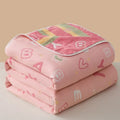 Axyaa Cotton Gauze Throw Blanket, AB Side Towel for Home, Travel & Kids