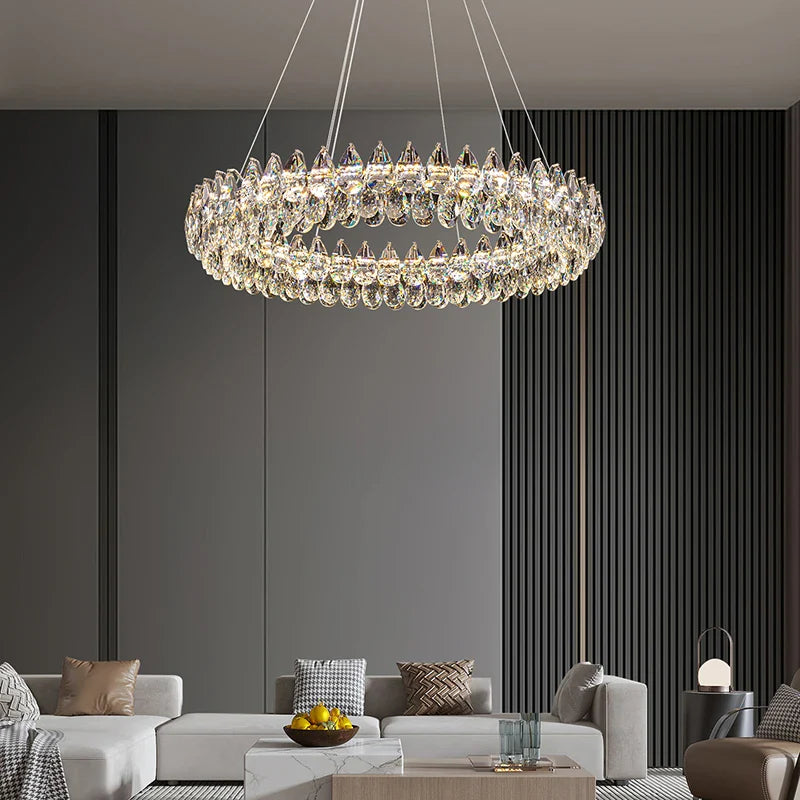 Axyaa Circular LED Ceiling Lamp: Modern Lighting Source for Living Rooms & Bedrooms