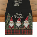 Axyaa Christmas Dwarf Tree Table Runner for Kitchen Dining Party Decor