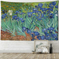 Axyaa Wheat Field Cypress Tapestry Van Gogh Scene Wall Decoration