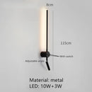 Axyaa Rotating LED Wall Lamp: Modern Minimalist Lighting for Bedroom, Living Room, and Home Decor