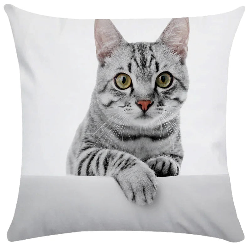 Axyaa Cute Cat Pillowcase Bubble Black  Kids Gift Decor Custom