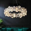 Axyaa Crystal Chandelier: High-end Modern Luxury Lighting for Living Room & Bedroom