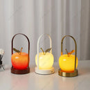 LED Apple Desk Lamp Touch-sensing Cute Toy for Children's Room Decor by Axyaa