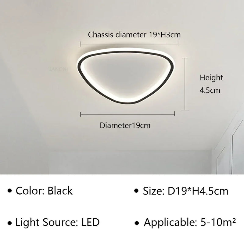 Axyaa Ultrathin LED Ceiling Lamp for Children's Bedroom and Home Decor