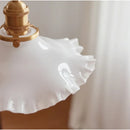 Axyaa Nordic Glass Flower Chandelier: Modern Luxury Table Lamp for Restaurants