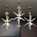 Axyaa Nordic Glass Chandelier for Modern Living Spaces