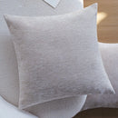 Nordic Chenille Cushion Cover Set by Axyaa - Beige Soft Pillow Case for Sofa