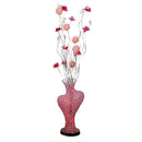 Axyaa Modern LED Floor Lamp Aluminum Wire Art Decor Standing Light