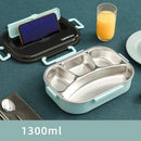 Axyaa Stainless Steel Insulated Lunch Box Set with Bag for Office Students Kids