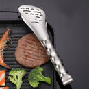 Axyaa Stainless Steel Food Tongs: Multifunctional Hollow Out Grill Clip for Home Kitchen