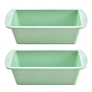Axyaa Silicone Rectangular Toast Baking Mold Set - Easy Release Oven Tray