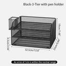 Axyaa Multi-Layer File Rack & Desk Organizer for Office, Bookshelf & Document Storage
