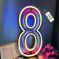 Axyaa Neon Number Signs & Starry Sky Tunnel Lights - Birthday Party Event Decor
