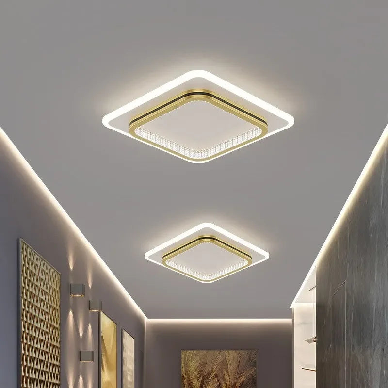 Axyaa Crystal Ceiling Lights: Modern Indoor Lighting Fixtures