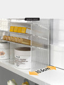 Axyaa Acrylic Mirror Cabinet Storage Box with Lipstick Holder & Makeup Organizer Shelf