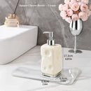 Axyaa Clear Soap & Body Wash Dispenser with Reusable Hand Pump