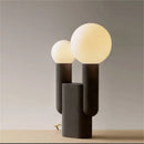 Axyaa Nordic Grey Table Lamp Contemporary Design for Home Bedside