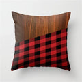 Axyaa Wood Texture Marble Pillowcases - Geometric Cushions Case for Home Decor