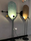 Axyaa Iron Floor Lamp - Vertical LED Light for Bedroom, Study, and Living Room