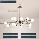 Axyaa Nordic Molecular Chandelier for Stylish Dining Room and Living Space