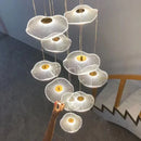Axyaa Modern Acrylic LED Chandelier for Home Decoration Lighting