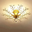 Axyaa Retro Crystal Candle Chandelier for Elegant Home Lighting
