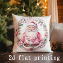 Axyaa Santa Claus Pattern Throw Pillow for Sofa Bedroom Car - Rectangular Cushion