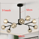 Axyaa Crystal Luxury Chandelier for Living Room, Bedroom, Dining Room - Indoor Lighting