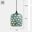 Axyaa Deluxe Glass Sky Chandelier Pendant Lamp for Kitchen Bar & Restaurant