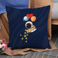 Axyaa Astronaut Theme Pillow Cover Set for Home Decor - 45*45 Size