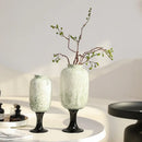 Axyaa Glass Vase with Dot Texture - Senior Art Bottle for Home Decoration