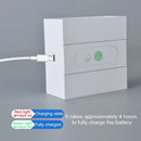 Axyaa Human Sensor LED Wall Light: USB Rechargeable, Decorative Lamp for Home, Bedroom, Hallway