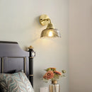 Axyaa Japanese Style Copper Glass LED Wall Lamp for Home Decor