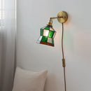 Nordic Modern LED Wall Lamp with Pull Chain Switch by Axyaa