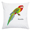 Axyaa Parrot Bird Decorative Throw Pillow Cover - Colorful Polyester Sofa Pillow Cover