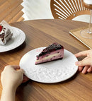 Axyaa Rock Pattern Ceramic Dessert Plate - Afternoon Tea Dim sum Plate