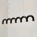 Axyaa Minimalist M-Shaped Chandelier for Coffee Shop Office Restaurant Window Display