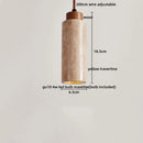 Axyaa Travertine LED Pendant Lamp for Bar, Bedroom, Living Room - Small Hanging Lights