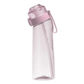 Axyaa 650ml Flavored Water Bottle: Sports Alr Up Drinking Cup with Fruit Fragrance Pods