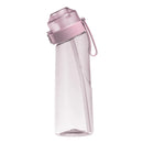 Axyaa 650ml Flavored Water Bottle: Sports Alr Up Drinking Cup with Fruit Fragrance Pods