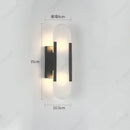 Axyaa LED Glass Wall Lamp for Home Decor