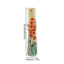Axyaa Boho Resin Face Vase: Hand-painted Table Ornament for Creative Flower Arrangements