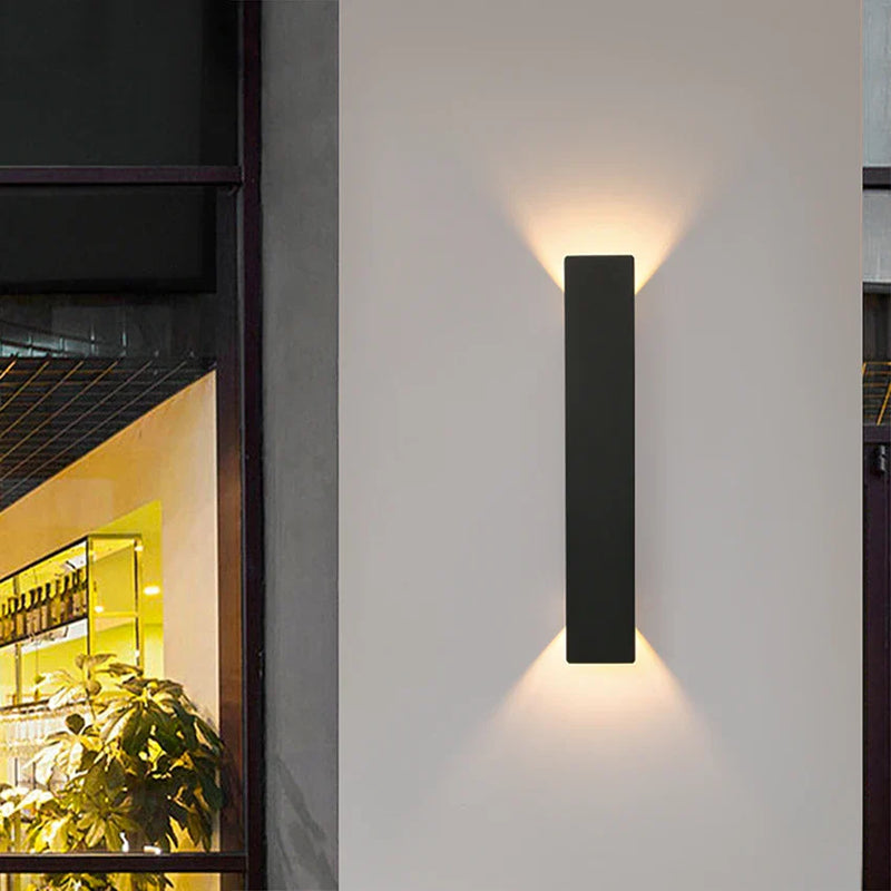 Axyaa Modern LED Wall Sconces - Waterproof Outdoor/Indoor Aluminum Wall Lights for Garden, Porch, Terrace AC90-260V