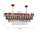Axyaa Ceramic Chandelier: Vibrant Art Light for Home & Hospitality Decor