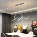 Axyaa Modern LED Pendant Light Chandelier for Living and Dining Room