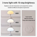 Axyaa Mushroom Table Lamp: Adjustable Brightness, 3 Color Changing Lights