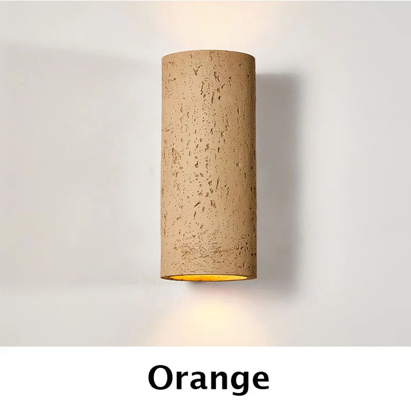 Axyaa Round Tube Wall Lamp 10W LED Retro Decor Sconce