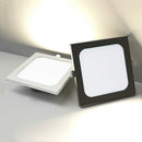 Axyaa Square LED Downlights: Ultra-thin 9W/12W/24W Grille Panel Lamps for Indoor Spot Lighting